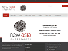 Tablet Screenshot of newasiainvestment.com